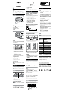 Manual de uso Oregon PE 329 Podómetro