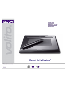 Mode d’emploi Wacom Volito 2 Tablette grafique