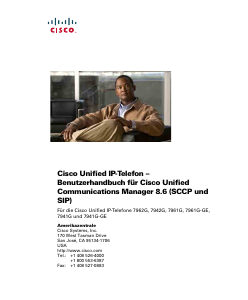 Bedienungsanleitung Cisco 7961G IP-telefon