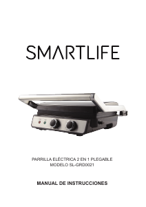 Manual de uso Smartlife SL-GRD0021 Grill de contacto