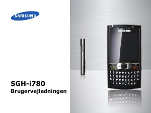 Brugsanvisning Samsung SGH-i780C Mobiltelefon