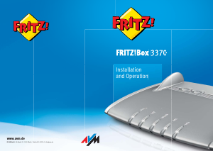 Manual Fritz! Box 3370 Router