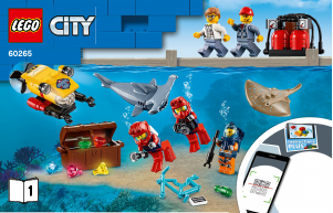 Manuál Lego set 60265 City Oceánská průzkumná základna