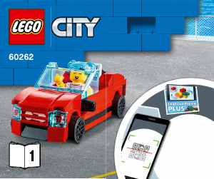 Manual Lego set 60262 City Avião de Passageiros