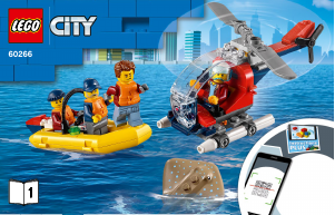 Vadovas Lego set 60266 City Vandenyno tyrimų laivas