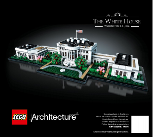 Bruksanvisning Lego set 21054 Architecture The White House / Vita huset