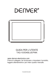 Manuale Denver TAQ-10353KPINK Tablet