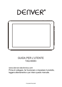 Manuale Denver TAQ-90083 Tablet