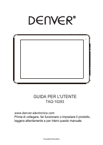 Manuale Denver TAQ-10283 Tablet