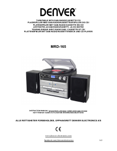 Manual Denver MRD-165 Stereo-set