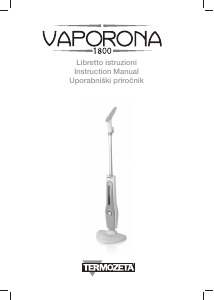 Manual Termozeta Vaporona 1800 Steam Cleaner