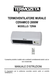 Manuale Termozeta TZR06 Termoventilatore