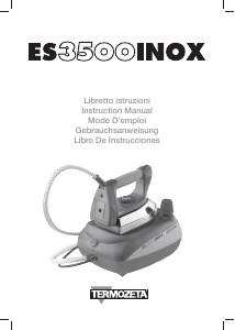 Manuale Termozeta ES 3500 Inox Ferro da stiro