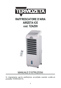 Manuale Termozeta TZAZ09 AirZeta Ice Condizionatore d’aria