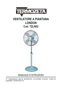 Manuale Termozeta TZLN02Y London Ventilatore