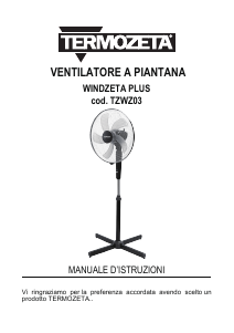 Manuale Termozeta TZWZ03 WindZeta Plus Ventilatore