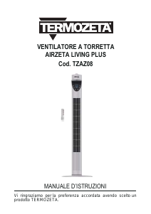 Handleiding Termozeta TZAZ08 AirZeta Living Plus Ventilator