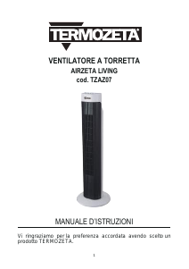 Handleiding Termozeta TZAZ07 AirZeta Living Ventilator