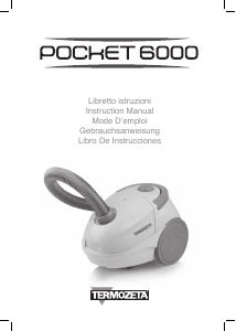 Manual Termozeta Pocket 6000 Vacuum Cleaner