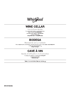 Manual de uso Whirlpool WUW35X15DS Vinoteca