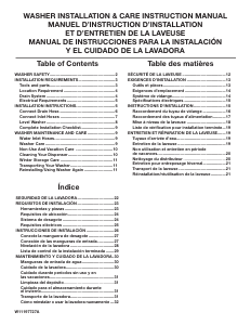 Manual de uso Whirlpool WTW8120HC Lavadora