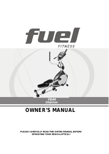 Manual Fuel Fitness FE46 Cross Trainer