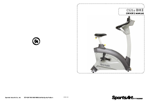 Manual SportsArt C521u Exercise Bike
