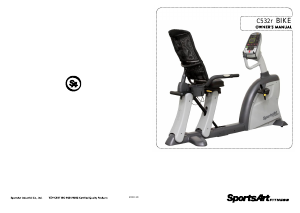 Manual SportsArt C532r Exercise Bike