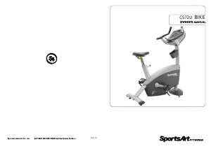 Handleiding SportsArt C572U Hometrainer