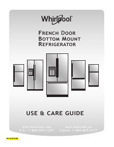 Manual Whirlpool WRF757SDHZ Fridge-Freezer