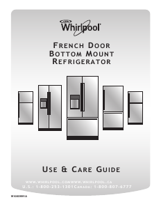 Manual Whirlpool WRF757SDEH Fridge-Freezer