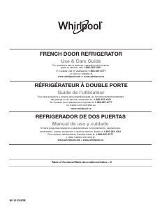 Manual de uso Whirlpool WRF954CIHV Frigorífico combinado