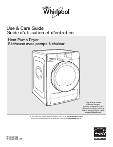 Mode d’emploi Whirlpool YWHD5090GW Sèche-linge