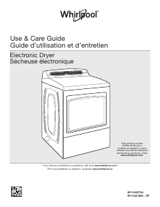 Mode d’emploi Whirlpool WGD7500GC Sèche-linge