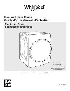 Manual Whirlpool WGD9620HBK Dryer