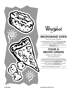 Manual Whirlpool WMC11009AS Microwave