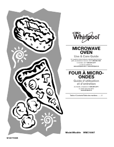 Manual Whirlpool WMC10007AB Microwave