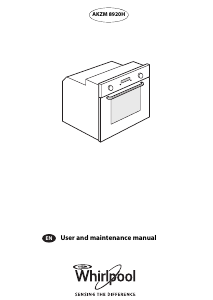 Manual Whirlpool AKZM 8920 HIX Oven