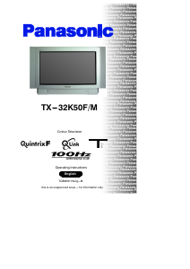 Manual Panasonic TX-32K50FM Television