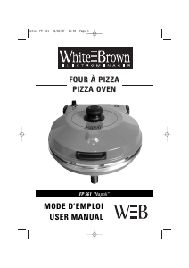 Handleiding White and Brown FP 561 Pizzamaker