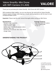 Handleiding Valore V-LA09 Drone