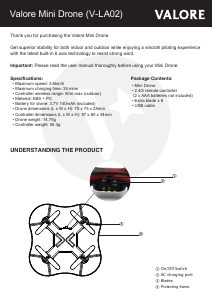 Handleiding Valore V-LA02 Drone