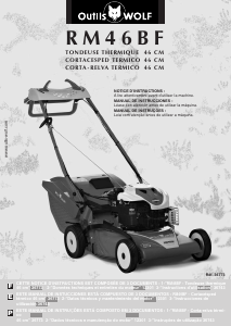 Manual de uso Wolf Garten RM46BF Cortacésped