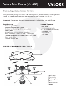 Manual Valore V-LA01 Drone
