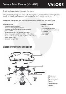 Handleiding Valore V-LA01 Drone