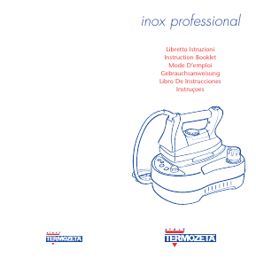Manual de uso Termozeta Inox Professional Plancha