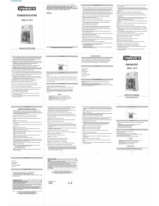 Manual Termozeta TZR13 Heater