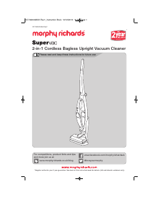 Manual Morphy Richards 732001 Vacuum Cleaner