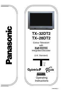 Manual Panasonic TX-28DT2 Television