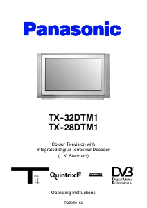 Manual Panasonic TX-28DTM1 Television